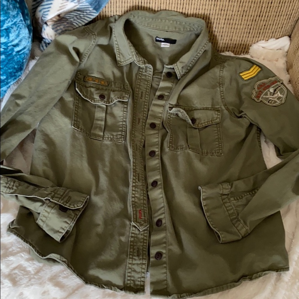 Bdg Camo Patch Button Down - image 5